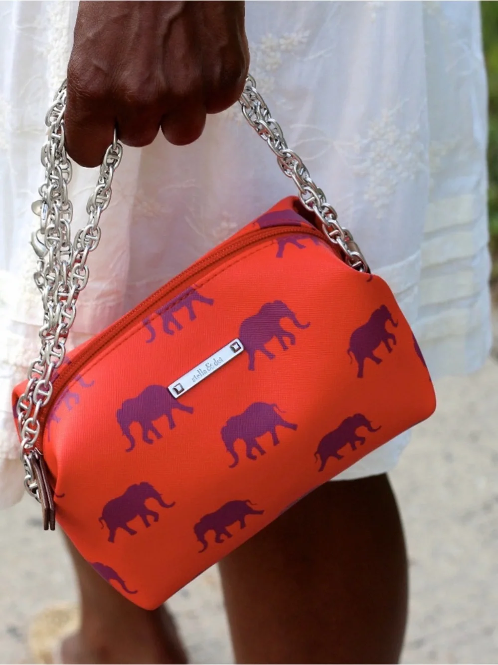Stella & Dot Elephant Pouch - NIP